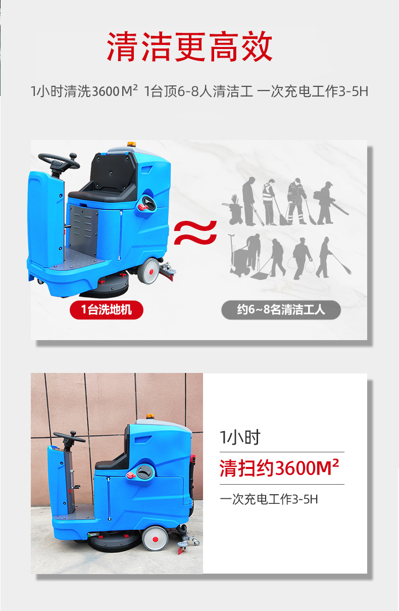 岳阳驾驶式洗地机更适合用在高铁站